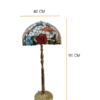VID 2083 MES BASE EN BRONCE AUXILIAR CON DOMO NAL DE 50 CMS - Image 3