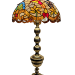 VID 2119 VITRAL DE MESA AUXILIAR DOMO 40 CM NAL