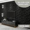 APL 1178 APL CUBO X2 EN NEGRO MATE.